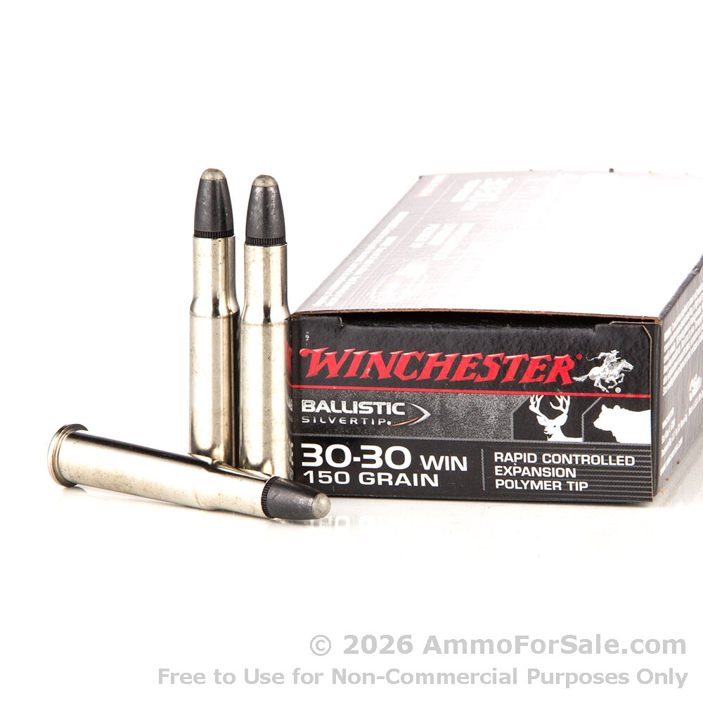 20 Rounds of Discount 150gr Polymer Tip 30-30 Win Ammo For Sale by