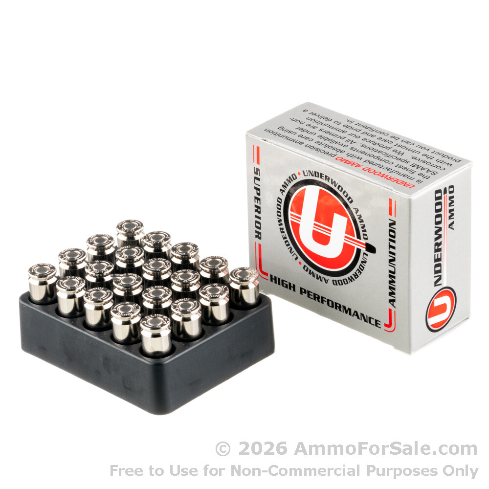 200 Rds 200gr Hard Cast 10mm Ammo by Underwood