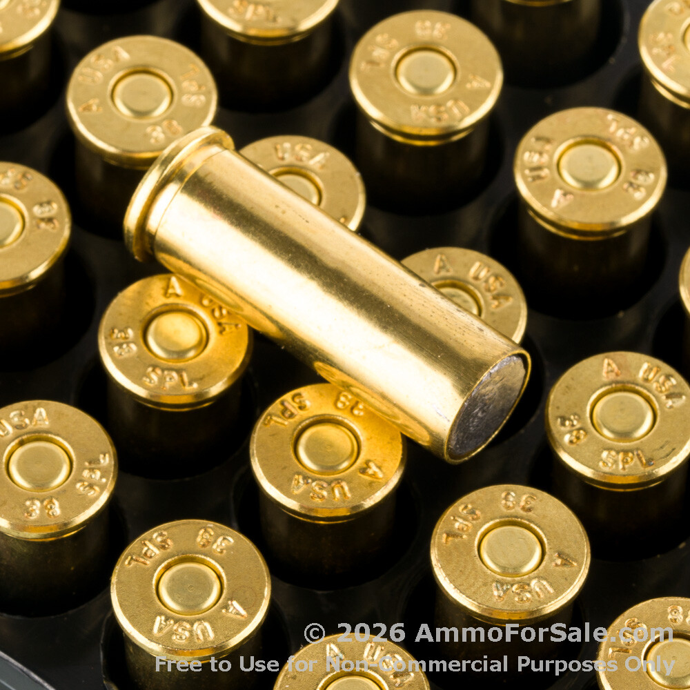 50 Rounds of Discount 148gr Hard Cast Wadcutter .38 Spl Ammo For Sale ...