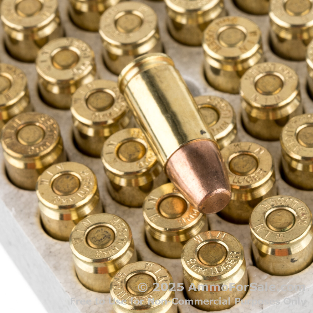 500 Rounds of Discount 147gr FMJ Encapsulated 9mm Ammo For Sale by ...
