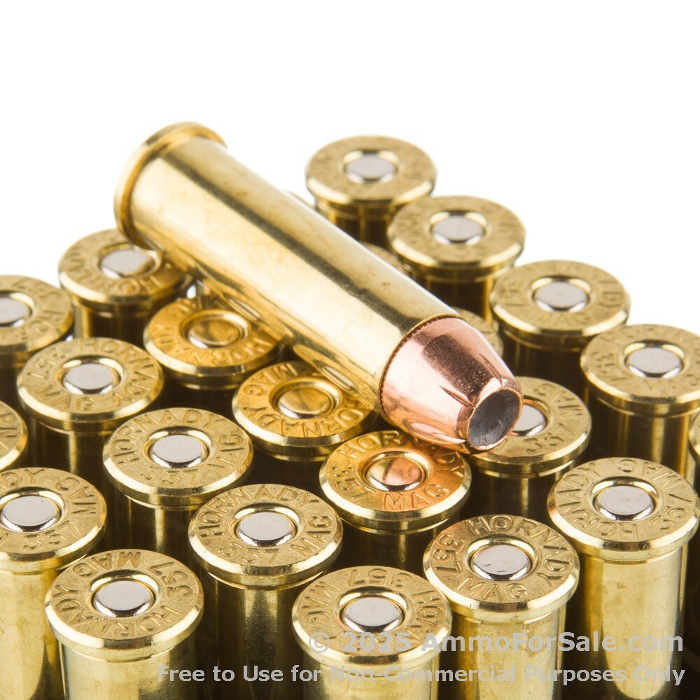 250 Rounds of Discount 125gr XTP JHP .357 Mag Ammo For Sale by Hornady