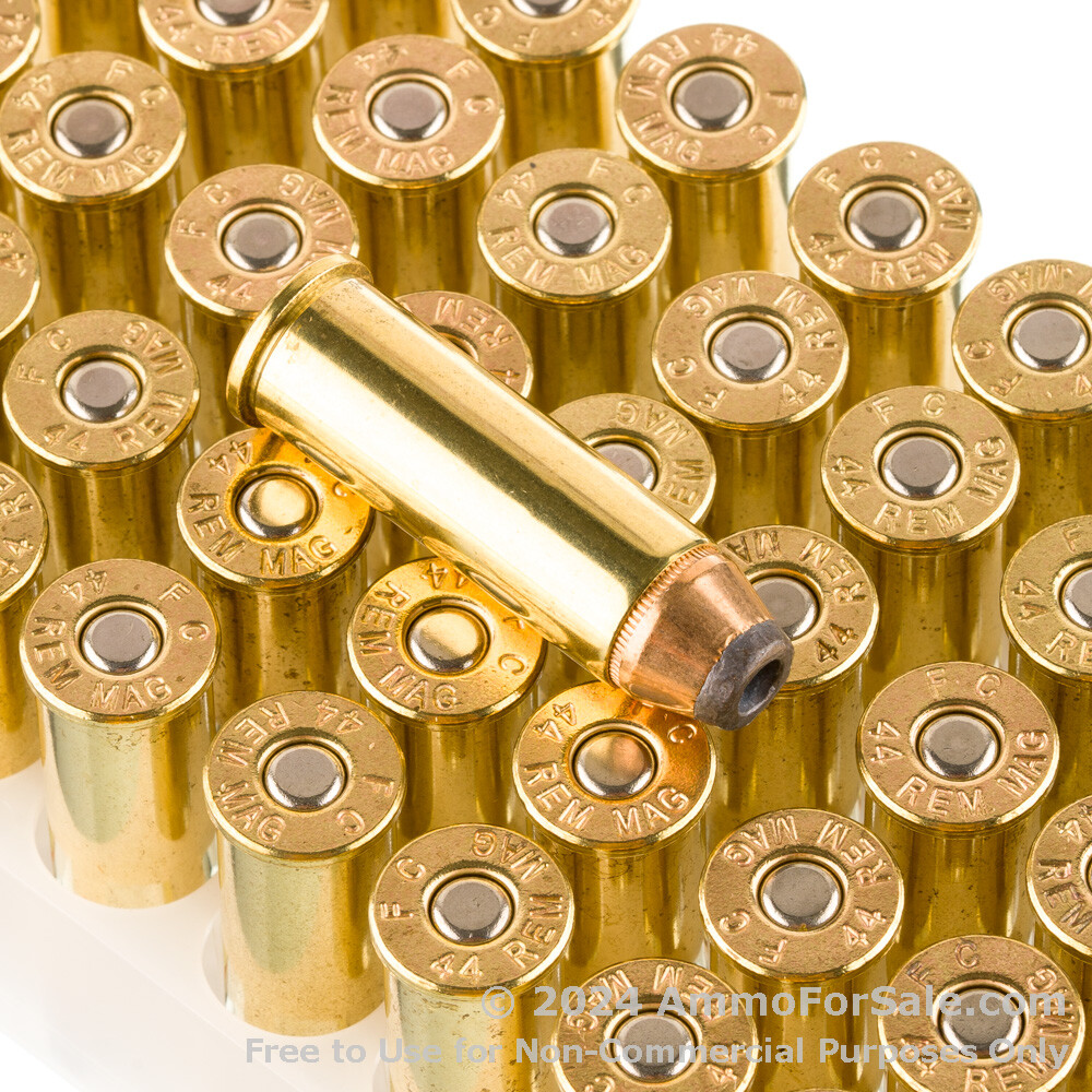 50 Rounds of Discount 240gr JHP .44 Mag Ammo For Sale by Federal