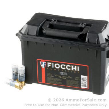80 Rounds of  Rifled Slug 12ga Ammo by Fiocchi