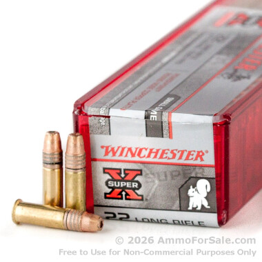 100 Rounds of 40gr Power Point .22 LR Ammo by Winchester Super-X