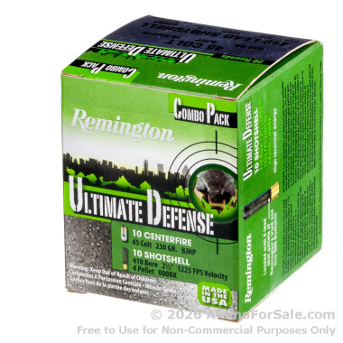 20 Rounds of  000 Buck .410 / 45 Colt Ammo by Remington