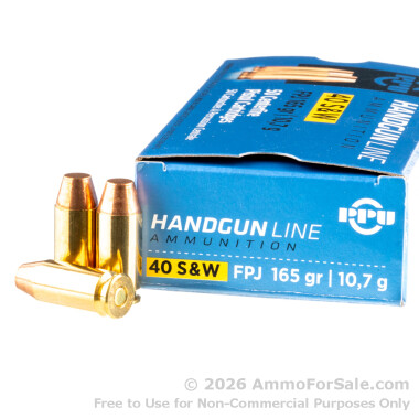 500  Rounds of 165gr FMJ .40 S&W Ammo by Prvi Partizan