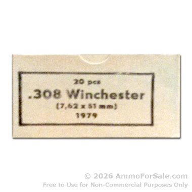 1060 Rounds of 147gr FMJ .308 Win Ammo by Sellier & Bellot