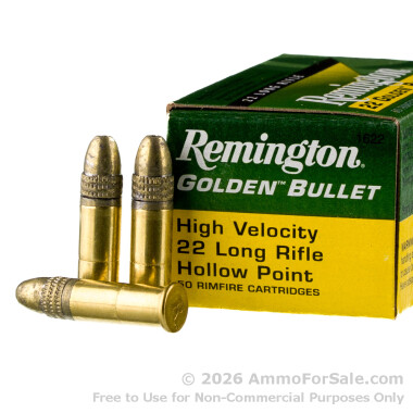 500 Rounds of 36gr CPHP .22 LR Ammo by Remington