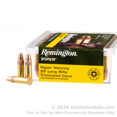 100 Rounds of 36gr TC-SB .22 LR Ammo by Remington