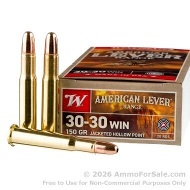 200 Rounds of 150gr JHP 30-30 Win Ammo by Winchester
