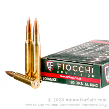 30-06 - 180 gr Sierra Match - Fiocchi - 20 Rounds