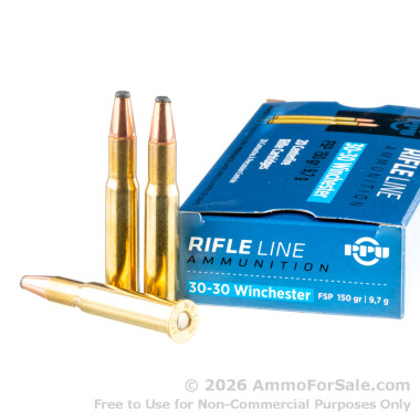 20 Rounds of 150gr FSP 30-30 Win Ammo by Prvi Partizan