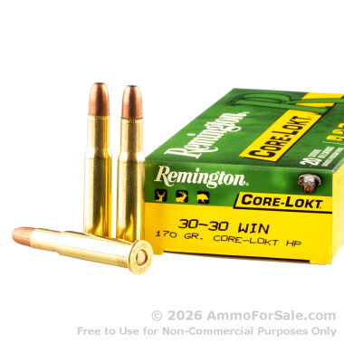 200 Rounds of 170gr HP 30-30 Win Ammo by Remington
