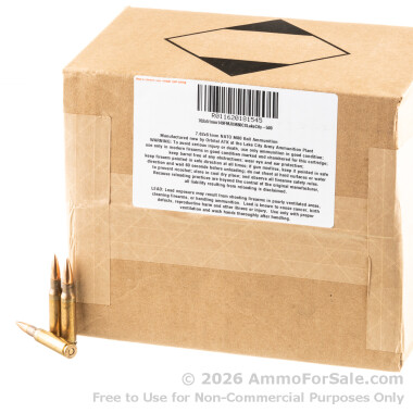 7.62x51mm - 149 gr FMJ M80 - Lake City - 500