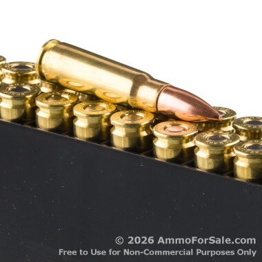 20 Rounds of 123gr FMJ 7.62x39 Ammo by Hornady