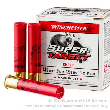 25 Rounds of 1/2 ounce #9 shot .410 Ammo by Winchester