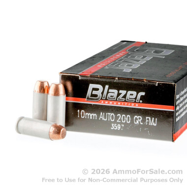 1000 Rounds of 200gr FMJ 10mm Ammo by CCI