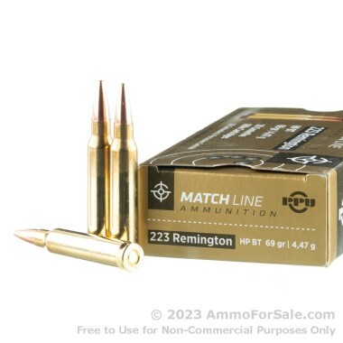 1000 Rounds of 69gr HPBT .223 Ammo by Prvi Partizan