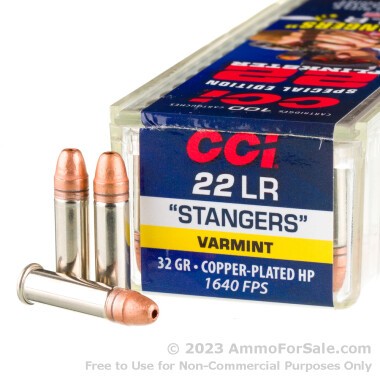 100 Rounds of 32gr CPHP .22 LR Ammo by CCI