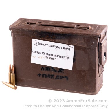 280 Rounds of 145gr FMJ 7.62x51mm Ammo by Ethiopian Military Surplus in 30 Cal Ammo Can