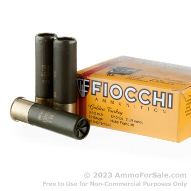 10 Rounds of 2 3/8 ounce #6 shot 12ga Ammo by Fiocchi