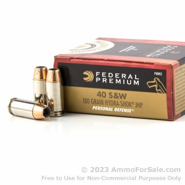 200 Rounds of 180gr JHP .40 S&W Ammo by Federal