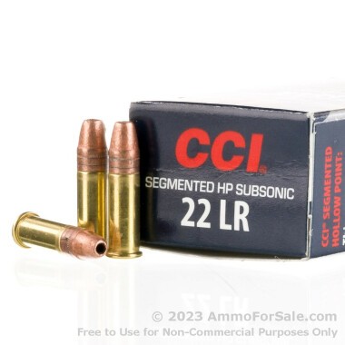 50 Rounds of 40gr SHP .22 LR Ammo by CCI Subsonic