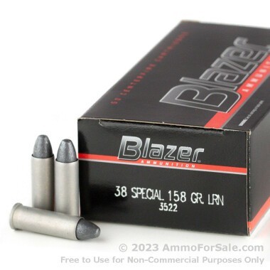 1000 Rounds of 158gr LRN .38 Spl Ammo by CCI