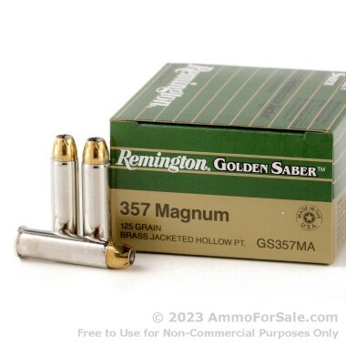 500  Rounds of 125gr JHP .357 Mag Ammo by Remington