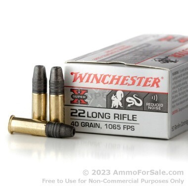 50 Rounds of 40gr LHP .22 LR Ammo by Winchester Super-X