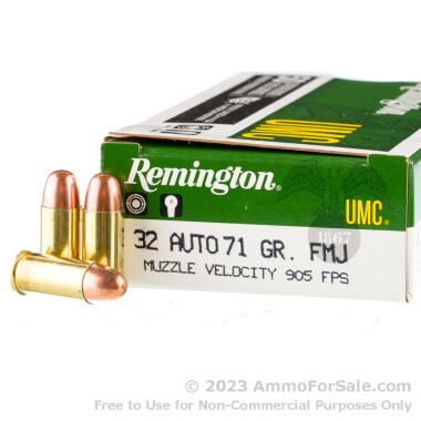 500 Rounds of 71gr FMJ .32 ACP Ammo by Remington