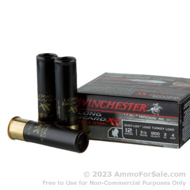 10 Rounds of 2 ounce #4 shot 12ga Ammo by Winchester Long Beard XR