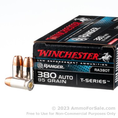 500  Rounds of 95gr JHP .380 ACP Ammo by Winchester