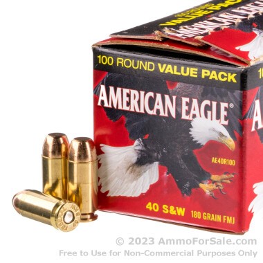 500  Rounds of 180gr FMJ .40 S&W Ammo by Federal