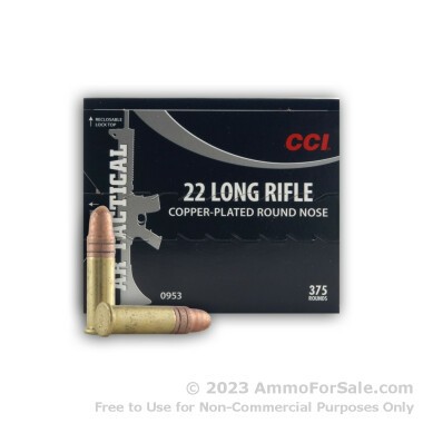 375 Rounds of 40gr CPRN .22 LR AR-Tactical Ammo by CCI