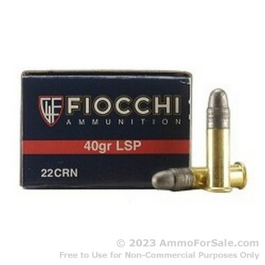 5000 Rounds of 40gr LRN .22 LR Ammo by Fiocchi