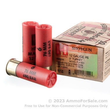 10 Rounds of 1 1/2 ounce #6 shot 12ga Ammo by Hornady