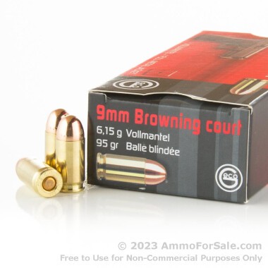 1000 Rounds of 95 Grain FMJ .380 ACP Ammo by GECO