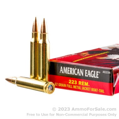 20 Rounds of 62gr FMJBT .223 Ammo by Federal