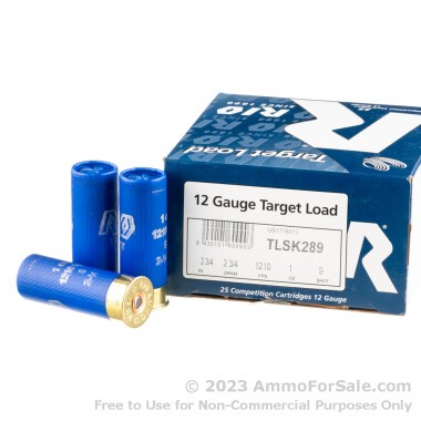 250 Rounds of 1 ounce #9 shot 12ga Ammo by Rio Ammunition