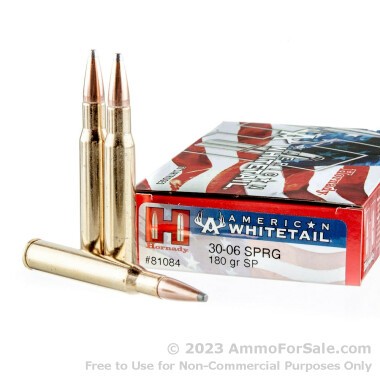 200 Rounds of 180gr InterLock SP 30-06 Springfield Ammo by Hornady