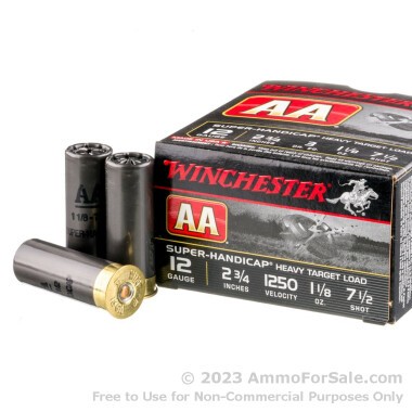 25 Rounds of 1 1/8 ounce #7 1/2 shot 12ga Ammo by Winchester