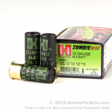 10 Rounds of  00 Buck 12ga Ammo by Hornady Z-Max