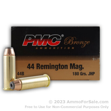 50 Rounds of 180gr JHP .44 Mag Ammo by PMC