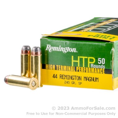 500 Rounds of 240gr SP .44 Mag Ammo by Remington HTP
