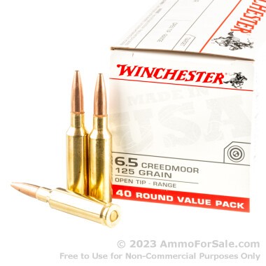 200 Rounds of 125gr OT 6.5 Creedmoor Ammo by Winchester