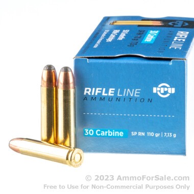 500  Rounds of 110gr SP .30 Carbine Ammo by Prvi Partizan