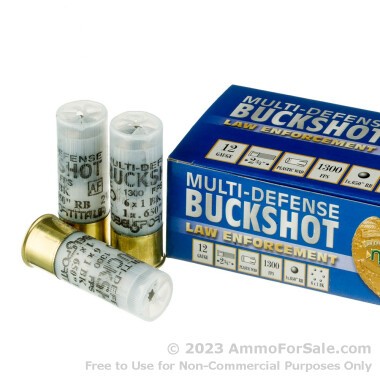10 Rounds of  #1 Buck 12ga Ammo by NobelSport