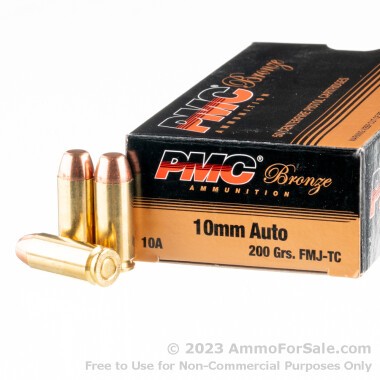 1000 Rounds of 200gr FMJ 10mm Ammo by PMC