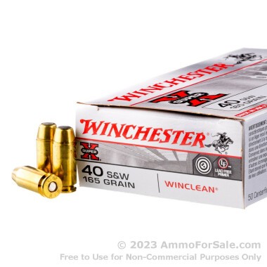 500  Rounds of 165gr BEB .40 S&W Ammo by Winchester